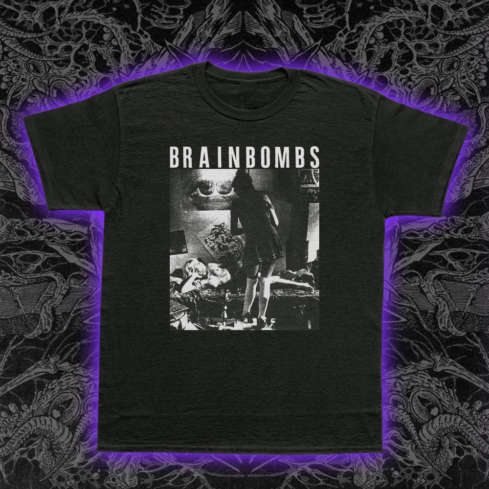 Brainbombs Burning Hell T-Shirt Noise Rock Death Punk Swedish Music Tee S-5XL