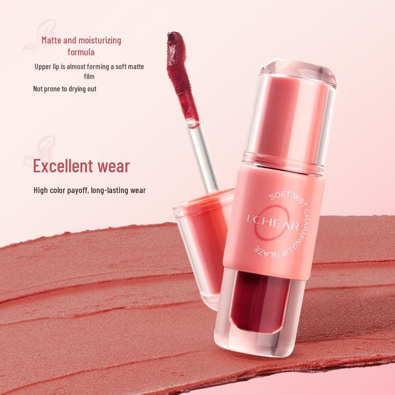Raqi Soft Mist Charming Color Lip Glaze - Moisturizing, Long-lasting, Easy-to-Apply 2026 Lipstick Set