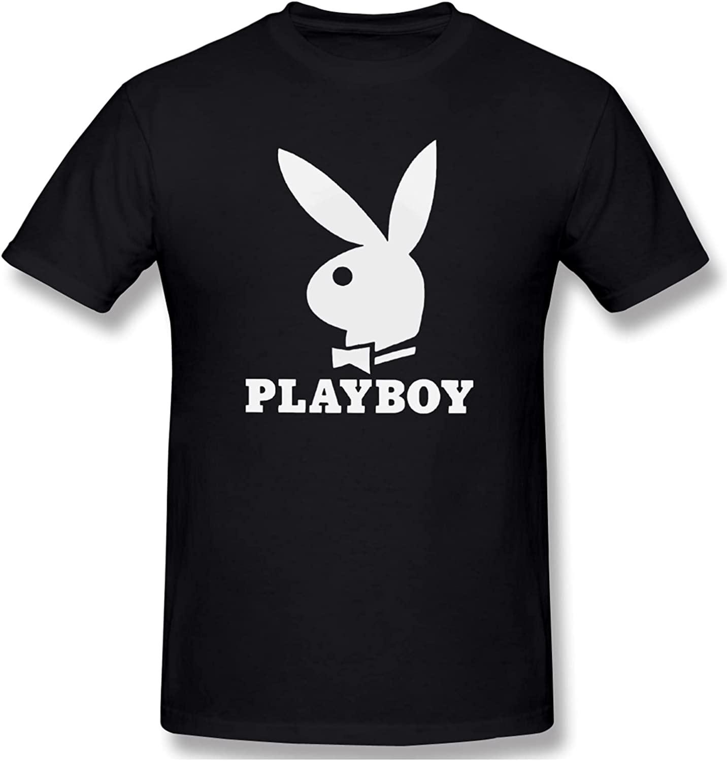 

Классическая футболка Playboy 2021, топ с короткими рукавами, черная футболка с круглым вырезом