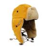 Pilot Cap for Men with Earflaps Free Hat [Keys] [Camel/Size (59cm)]