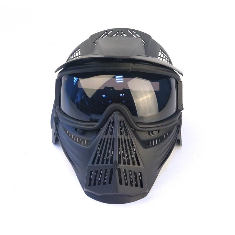 Transformers K1 Tactical Grey Full Face Paintball Mask with PC Lens