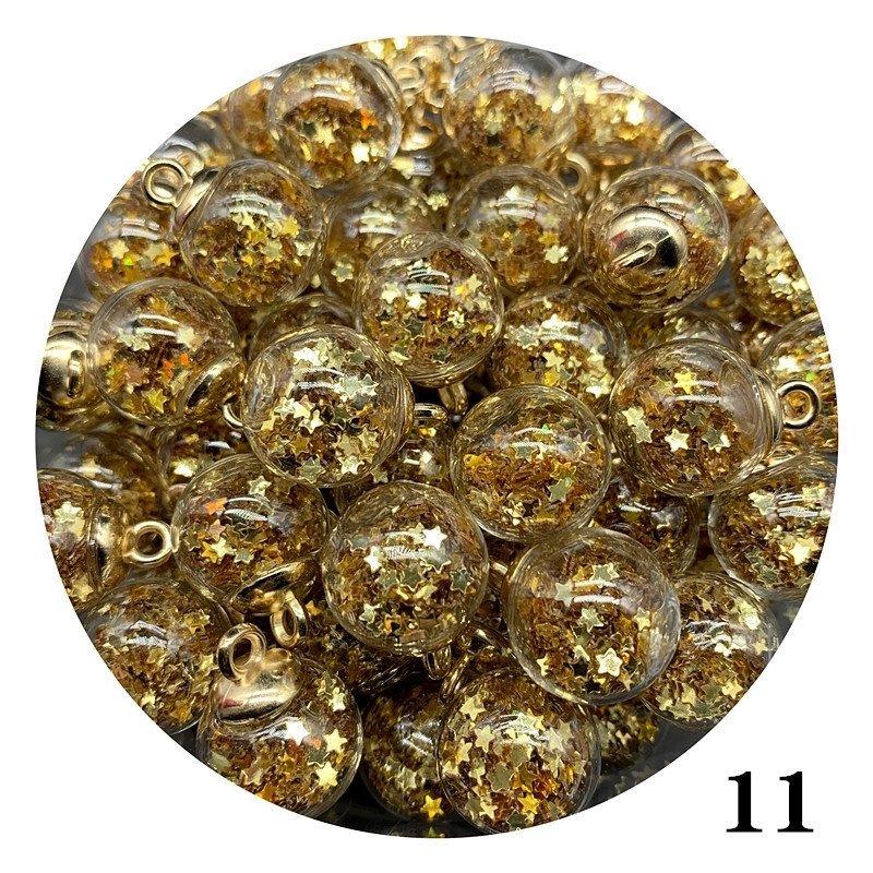 16mm Transparante Ster Pailletten Kristal Glas Bol Haarband & Oorbellen DIY Accessoires.