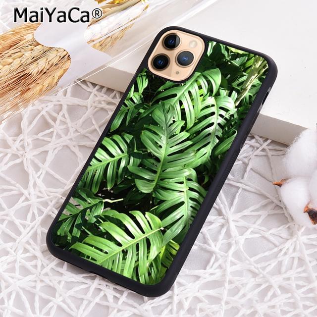 

Чехол для телефона Цветок Монстеры Тропические Зеленые Листья Для iPhone 17 Air 16 pro max 15 14 plus 12 13 Защитный Чехол coque iPhone 11pro