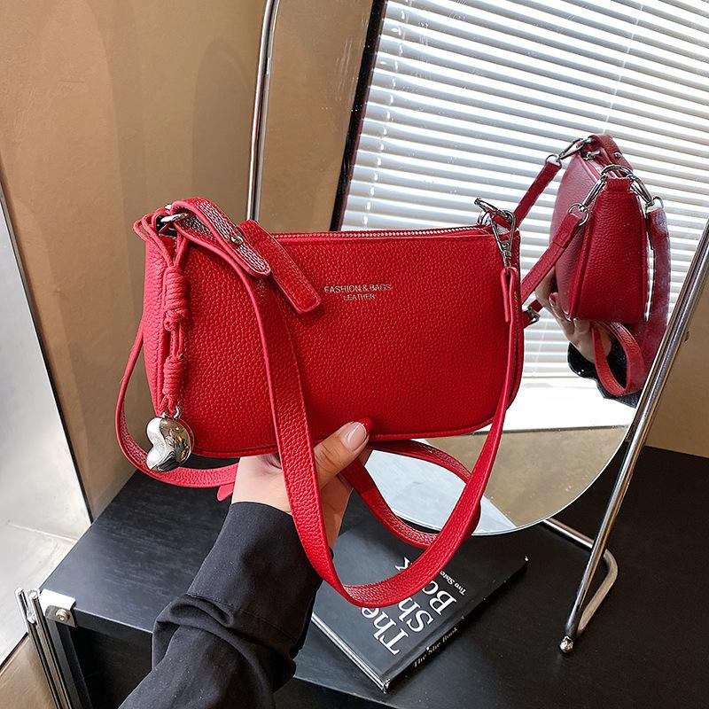 Popular Underarm Small Bag Women's New Versatile Casual Messenger Bag Commuter Shoulder Bag
