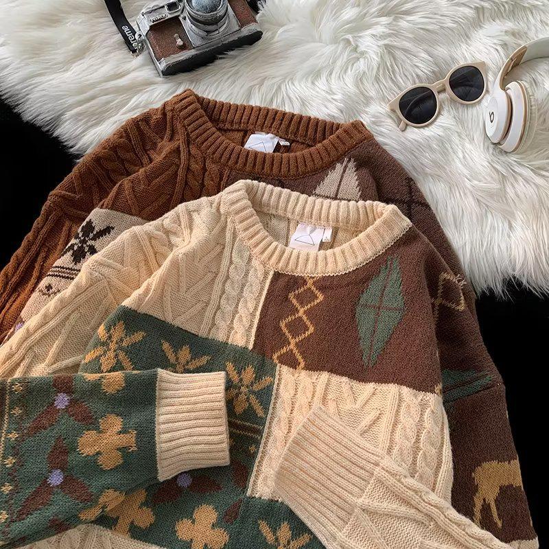 Autumn/Winter Cozy Trendy Sweater - Hong Kong & Japanese Style Loose Knit Design