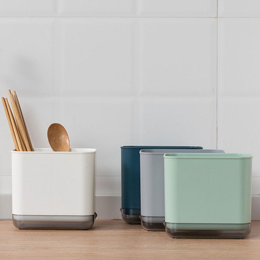 Bucket Basket Cutlery Shelf Kitchen Organizer Rack Chopstick Drain Box Tableware Storage Holder