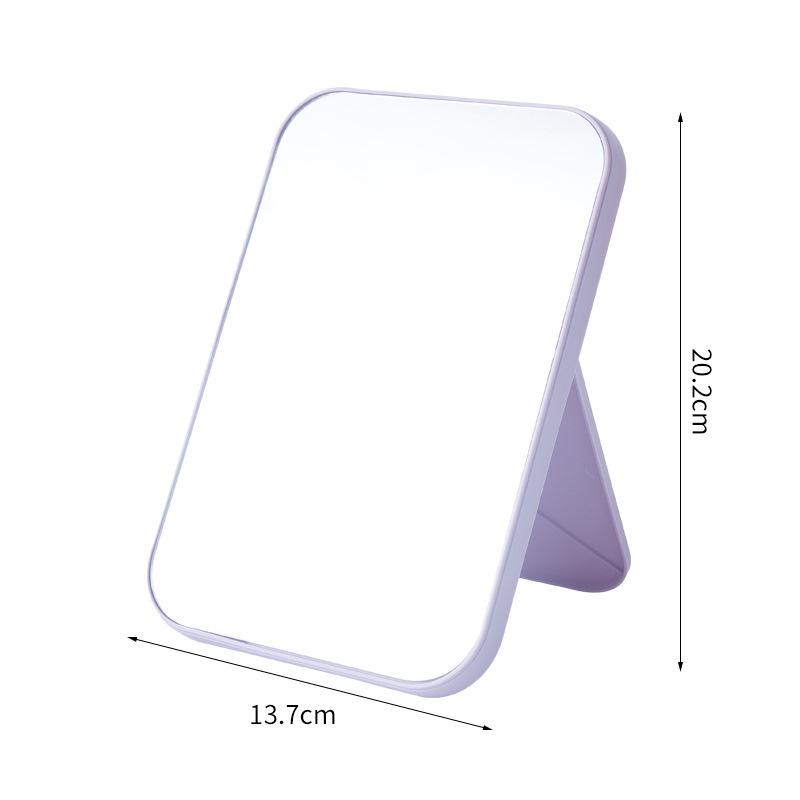 HD Square Folding Portable Makeup Mirror - Minimalist and Elegant Design