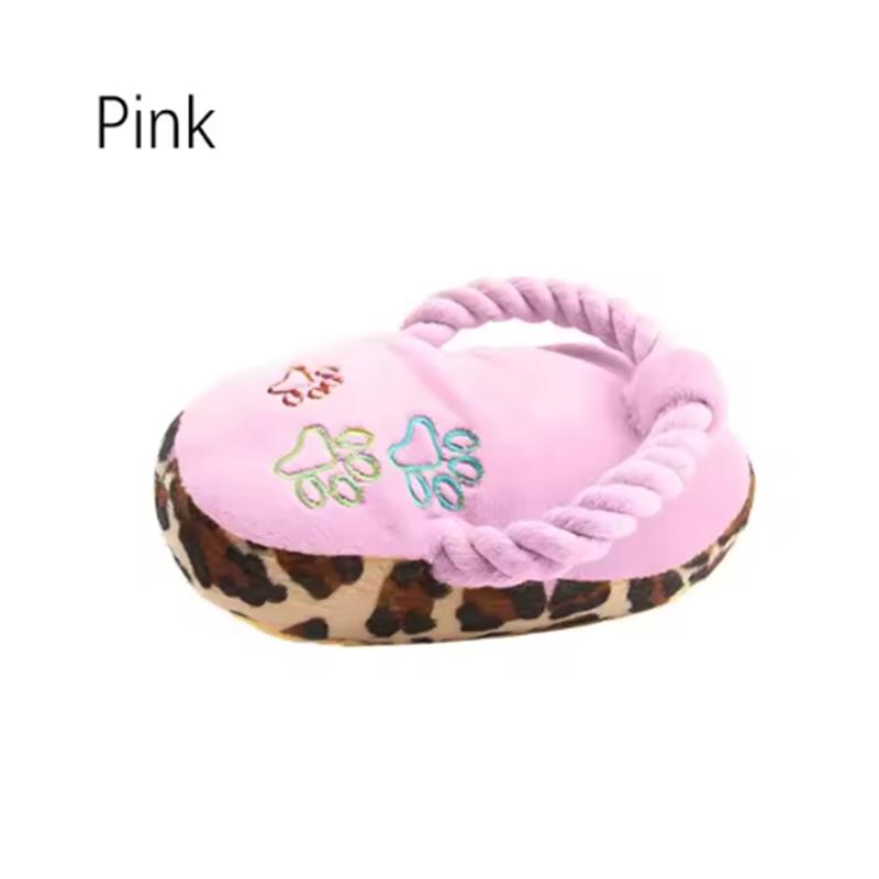 Funny Pet Dog Plush Toys Slippers Bite Chicken Leg Shoe Shape Small And Medium-Sized Dog Outdoor Training Toys