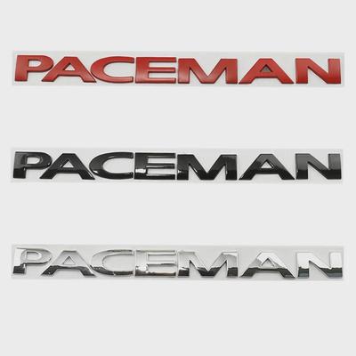 Coche Metal Maletero Trasero Letra Palabra Logotipo Insignia Emblema Calcomanías Pegatina Para Paceman JCW John Cooper Work R61 Accesorios de Estilo