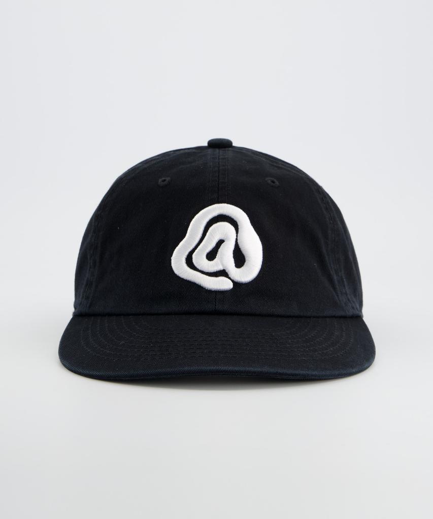 ANNOT A Symbol Logo Washed Cap Black