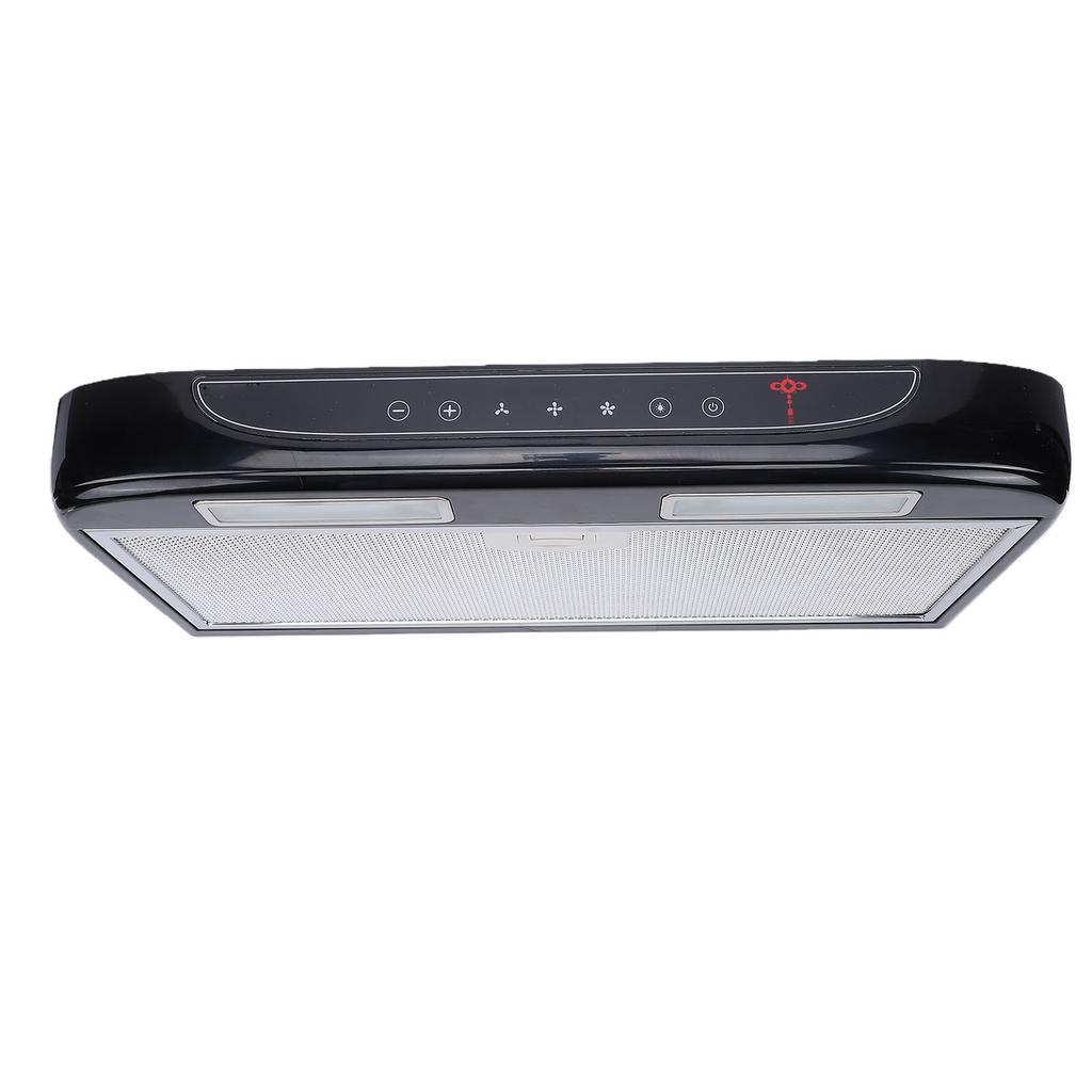 Campana extractora para autocaravana 3 velocidades ajustables 12V Campana extractora de cocina con pantalla táctil Luz LED para autocaravanas Yates Pequeña