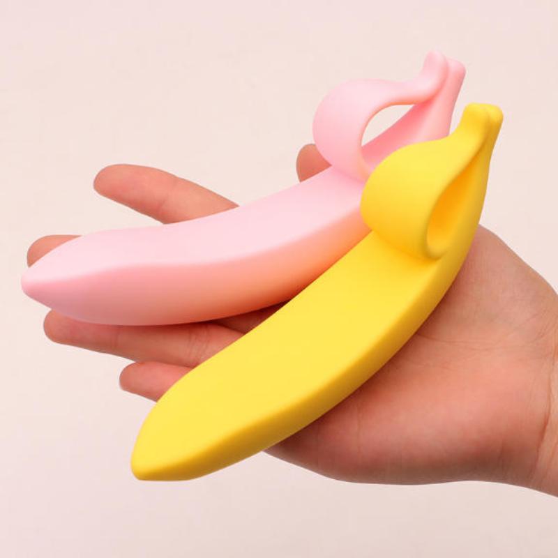 Female Silicone Banana Anal Plug Simulation Dildos Waterproof Adult Masturbation Massager Tool Sexual Health Toys For Women Men