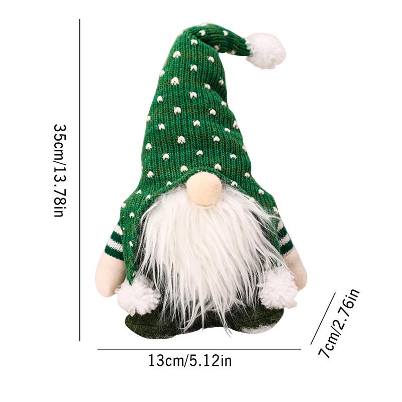 Christmas Gnomes Plush Toys Handmade Comfortable Plush Gnomes Elf Christmas Decorations Well Stitched Christmas Ornaments For