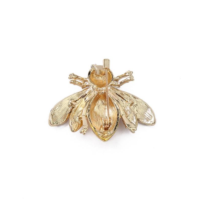 Bee Pearl Brooch, Insect Diamond-set High-end Niche Pin, Women's Rhinestone Brooch, High-end Clothing Accessories