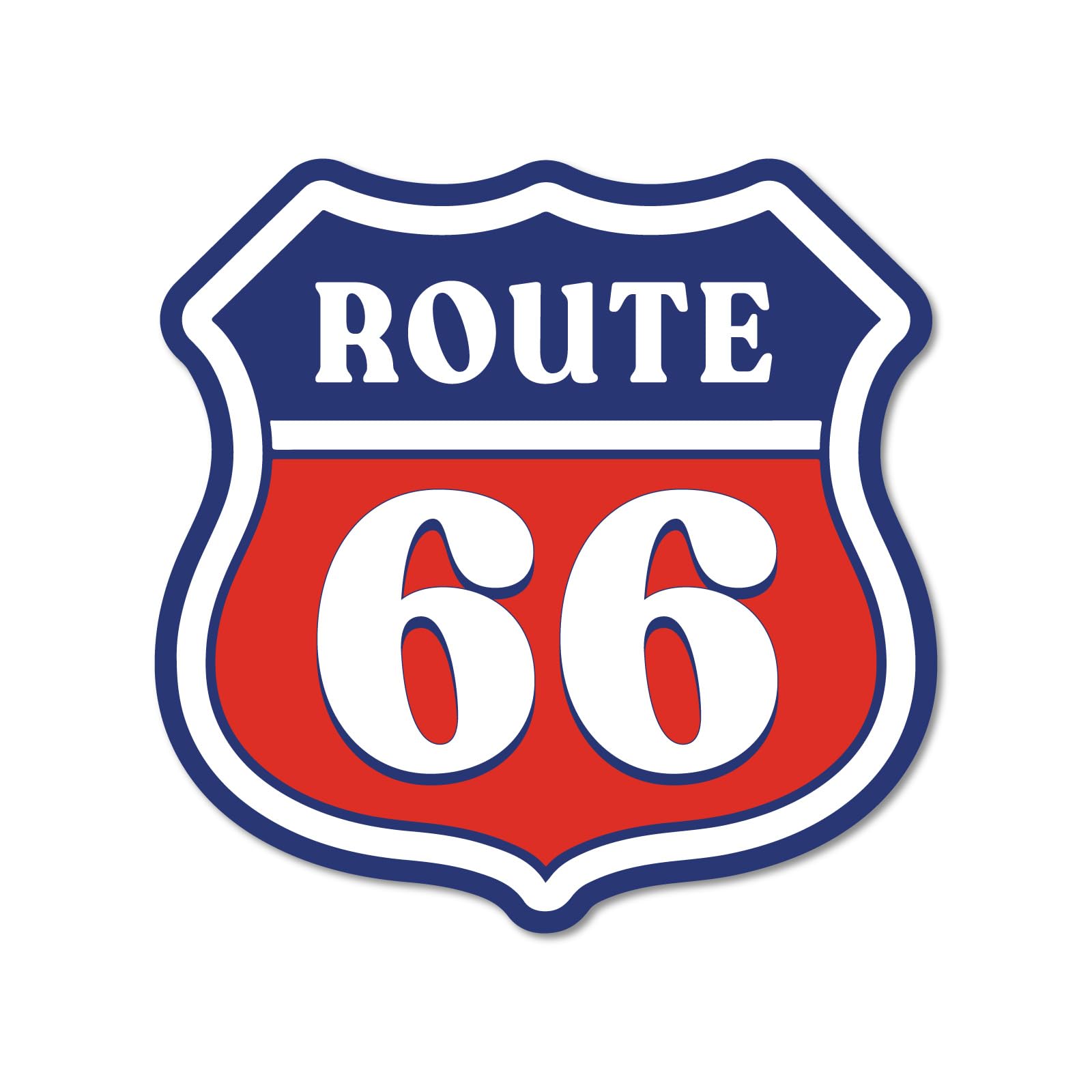 

Sticker Pack Route 66 Red Large красный
