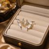 Sweet Butterfly Stud Earrings Light Luxury Women's Small Earrings Elegant Zircon  Earrings  Daily