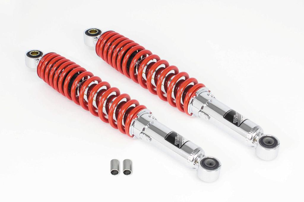 Special Parts Takegawa Rear Shock Set of for Super Cub C125 (TAKEGAWA) Absorbers, Red, 2, (JA48/JA58) 06-04-0173