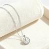Korean and Japanese high-end elegant crystal whale animal necklace ins Cool and minimalist collarbone necklace
