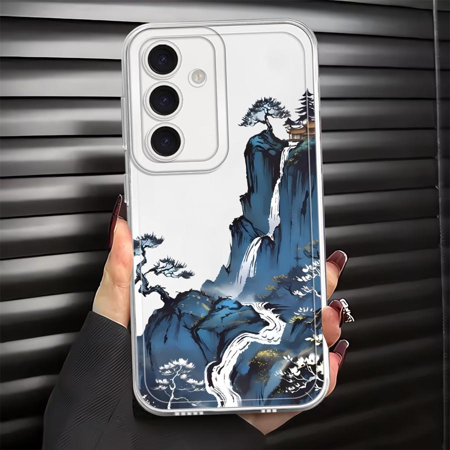 Case for Samsung Galaxy A57 A52 A52 A17 A54 A15 A26 A24 A36 A37 A56 A25 A51 A14 A16 A34 A35 A55 Phone Cover A33 A50 Mountain Art
