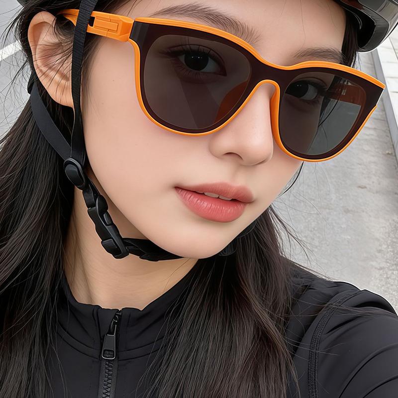 Square Fashion Sunglasses Men Women Outdoor Driving Bicycle Road Windproof Goggles Hiking Camping Travelling Classic Shades