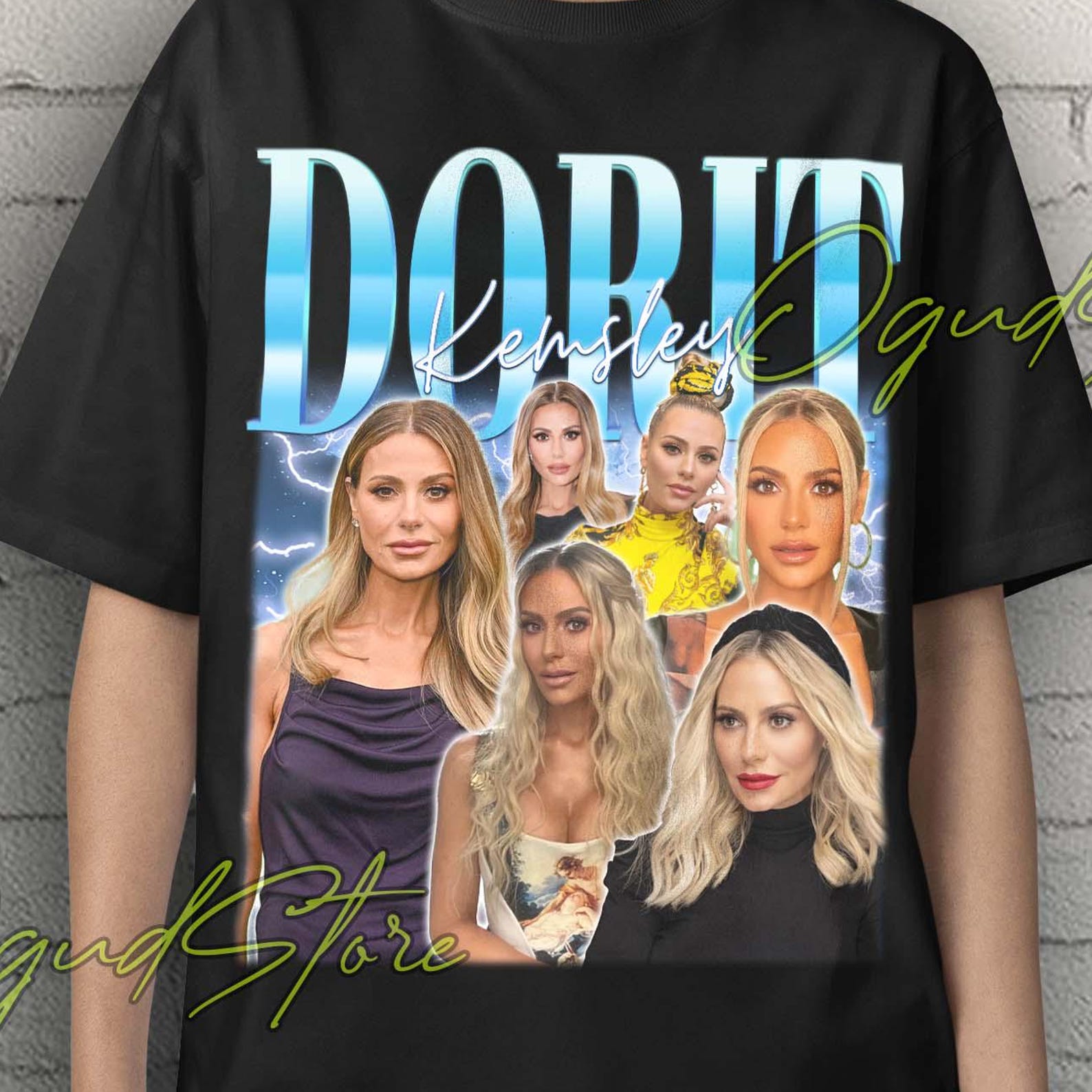 Dorit Kemsley Retro Collage T-Shirt, Unisex Pop Culture Apparel S