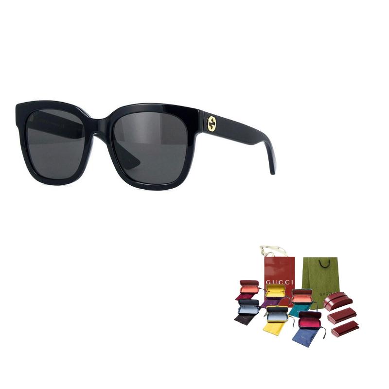 GUCCI Eyewear Double G Square frame Sunglasses (Unisex) Sunglasses GG0034S