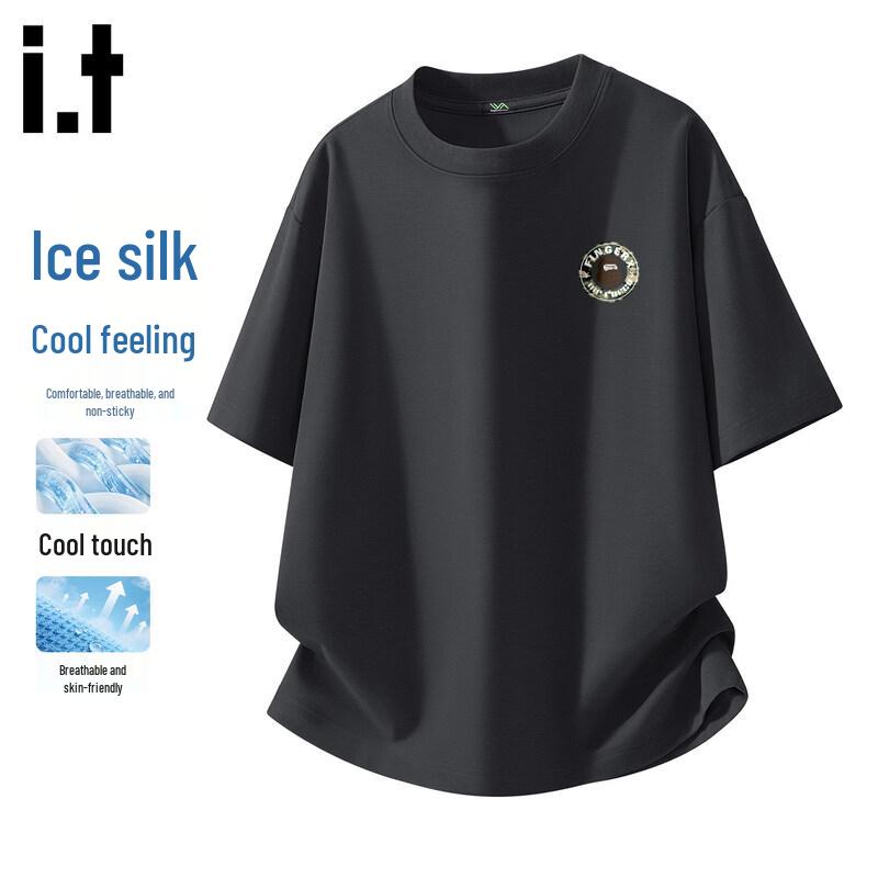 Fingercroxx Unisex Relaxed Fit Ice Silk T-Shirt M
