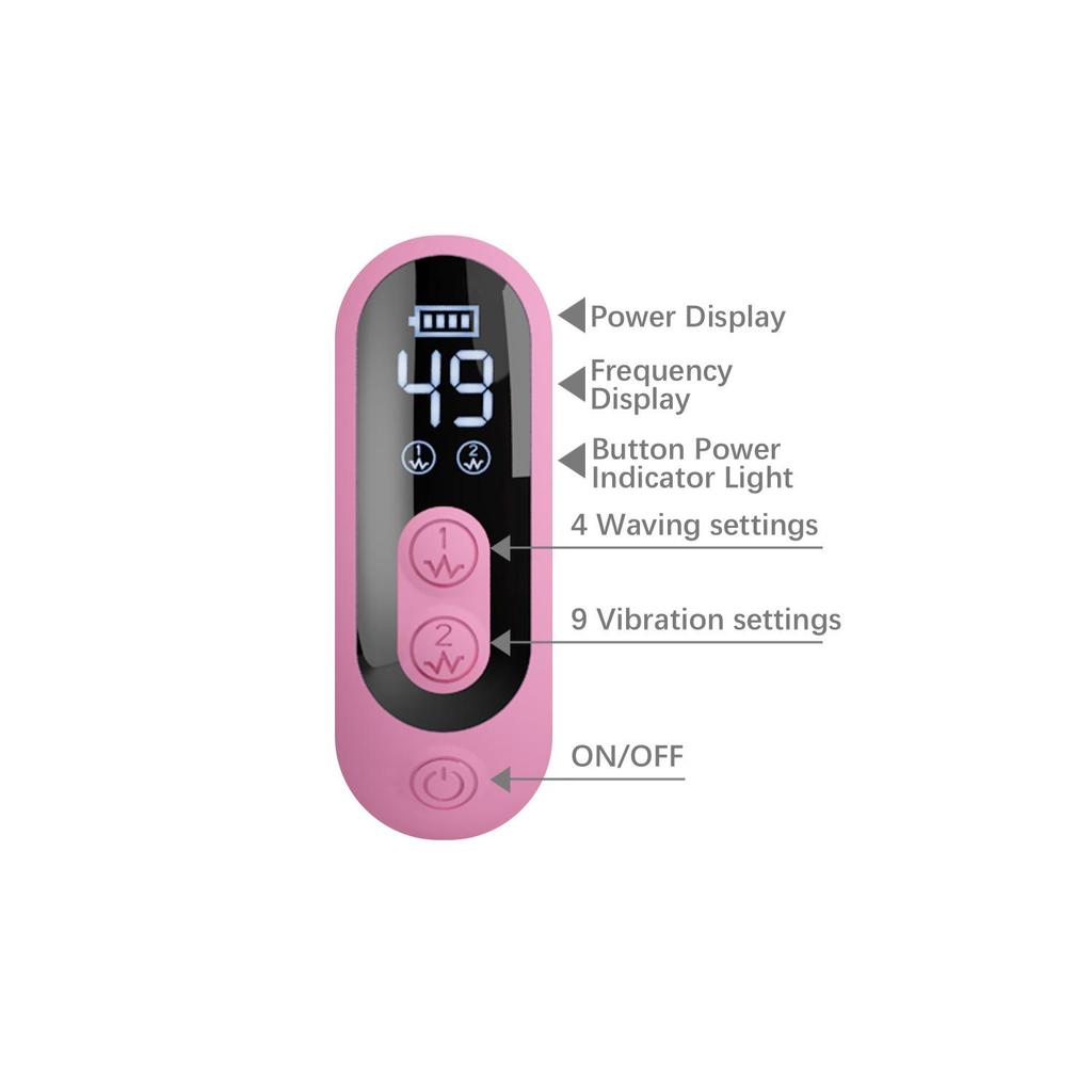 Pilot Butterfly Vibration Wand: Women's Clitoral Stimulator & Realistic Dildo Massager (BW-50011)