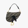 [Použitá] Mini taška Saddle 'Modrý Dior Oblique Jacquard' - Vynikající #1KUVVAD