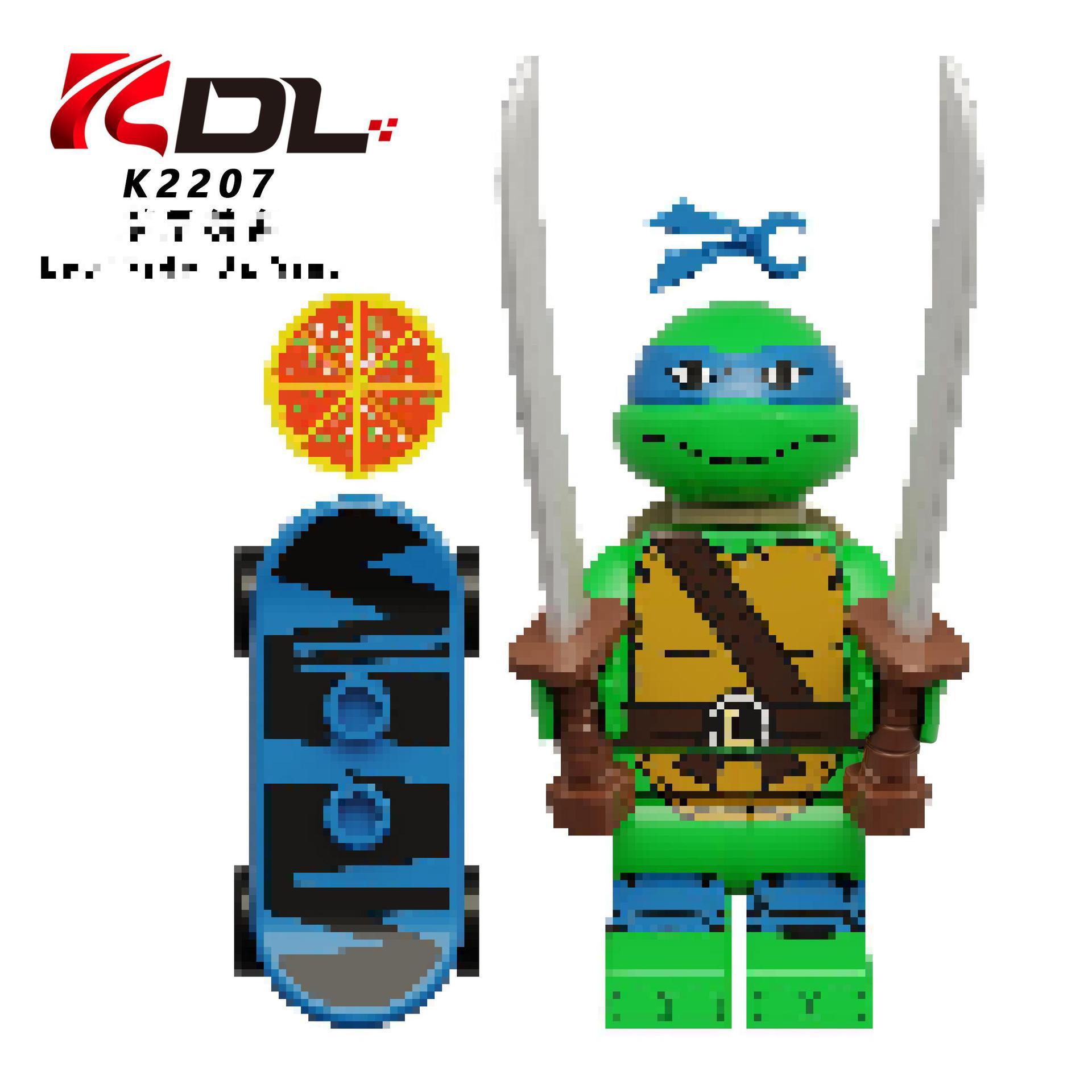 Kelei Teenage Mutant Ninja Turtles Anime Series Building Blocks Figure for Kids