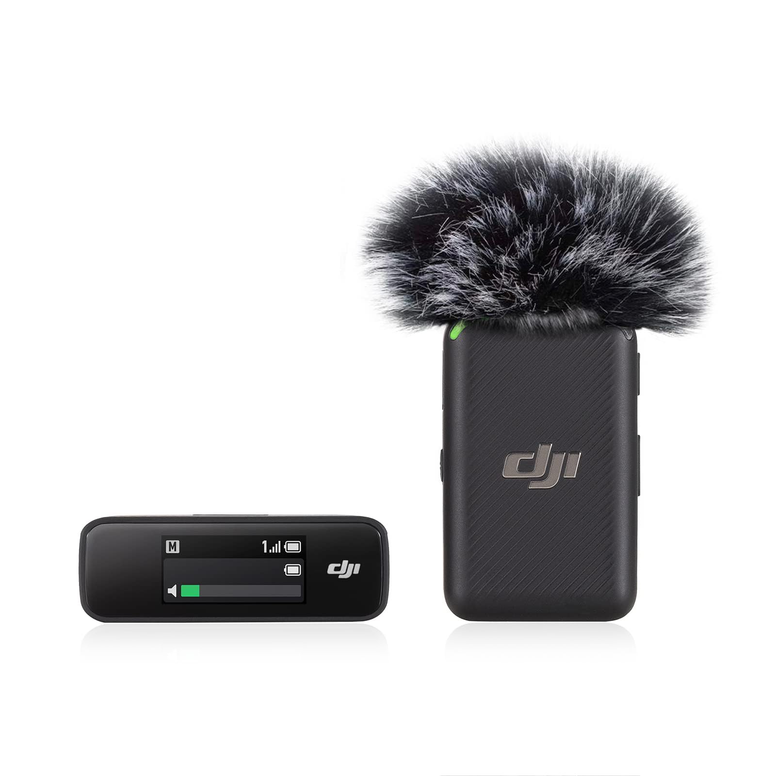 

DJI Mic Transmitter 1 Wireless Lavalier Microphone with 250m Transmission Compact and 14 Hours of Audio for and Perfect for and Live Streaming (1 + чорний