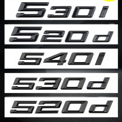 Suitable for BMW 5 Series G60 G30 F10 F11 520d 525i G61 530d 530e 540i 528 535i GT F07 Rear Emblem Car Logo Numerical Letters YG5VD