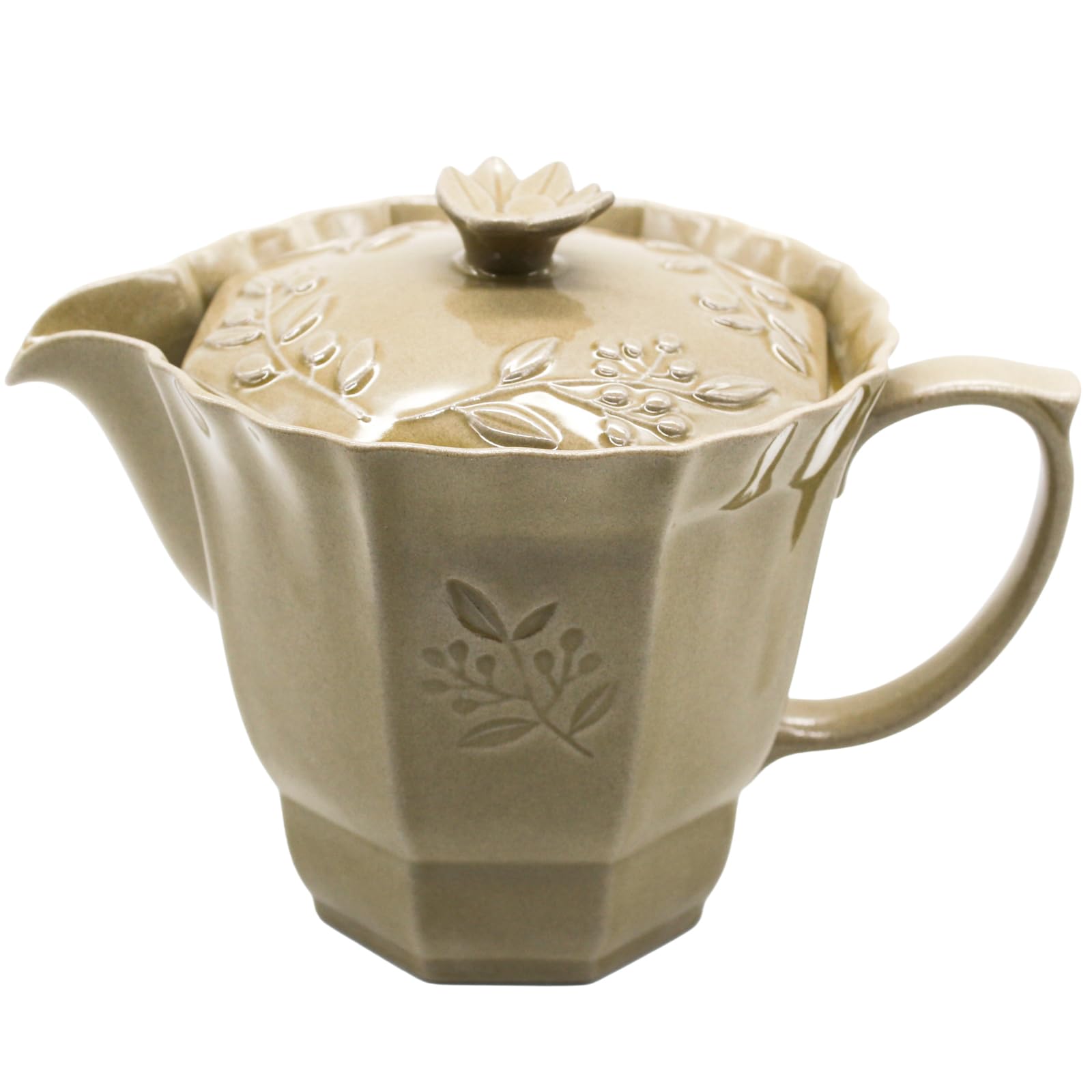 

Aito Seisakusho Microwave and Dishwasher Seto Made in Product Number 111216 Olive Teapot, Safe, Yellow, Approx. 430ml, Ware, Japan, жёлтый