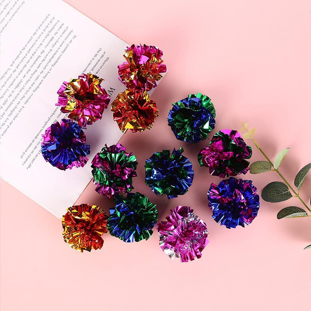 1/3/6pcs Ringing Paper Ball Pet Cat Toys Interactive Pet Products for Kitten Accessories Pet Supplies Toys Interactive 5.5cm