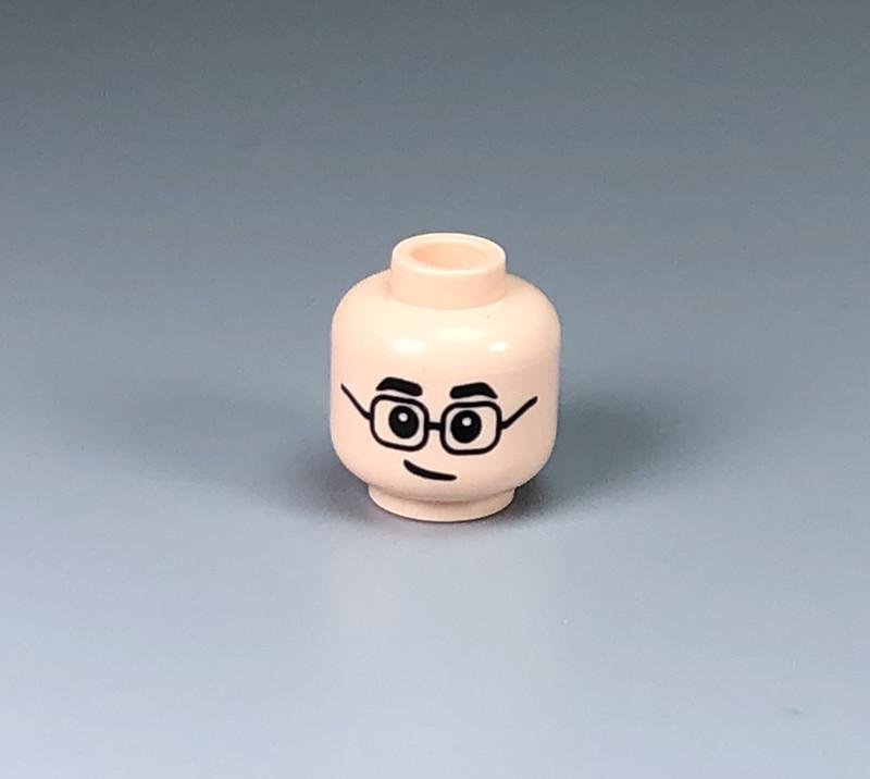 Building Block Minifigure Heads Set – Facial Expressions in Yellow