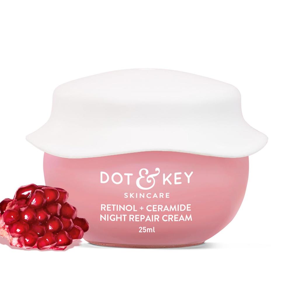 Dot & Key Night Reset Retinol + Ceramide Night Cream 25ml | Anti Aging Moisturizer for All Skin Types