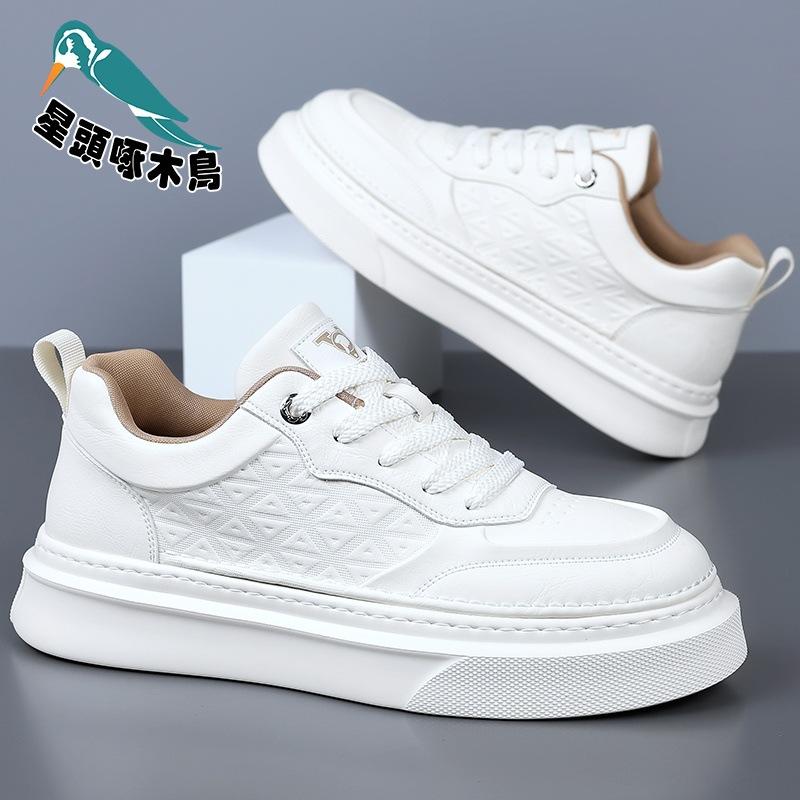 

Little white shoes new men s business sports shoes casual leather shoes men s rubber foam shoes 44