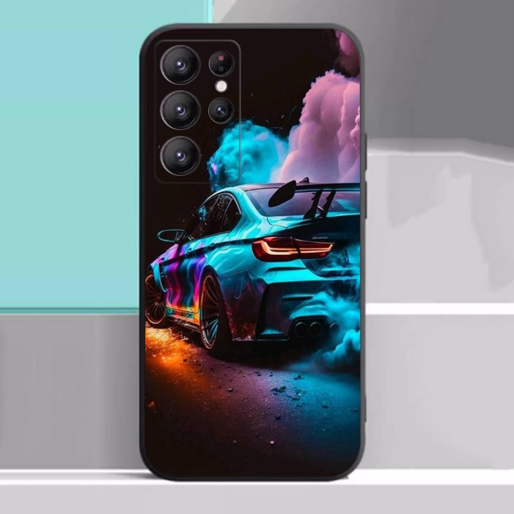 New Sports Car Shape Case For Samsung Galaxy Case S25 S23 S22 S21 S30 S20 S10 Ultra Plus FE TPU Soft Cover