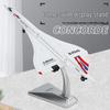 Kaiwei 1:168 Concorde Supersonic Passenger Jet Model with Sound and Light.