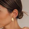 Xia Ling 18K Gold-Plated Dopamine Resin Stud Earrings for Women