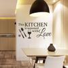 Wandaufkleber „Die Küche ist das Herz des Hauses“, abnehmbar, zum Selbermachen