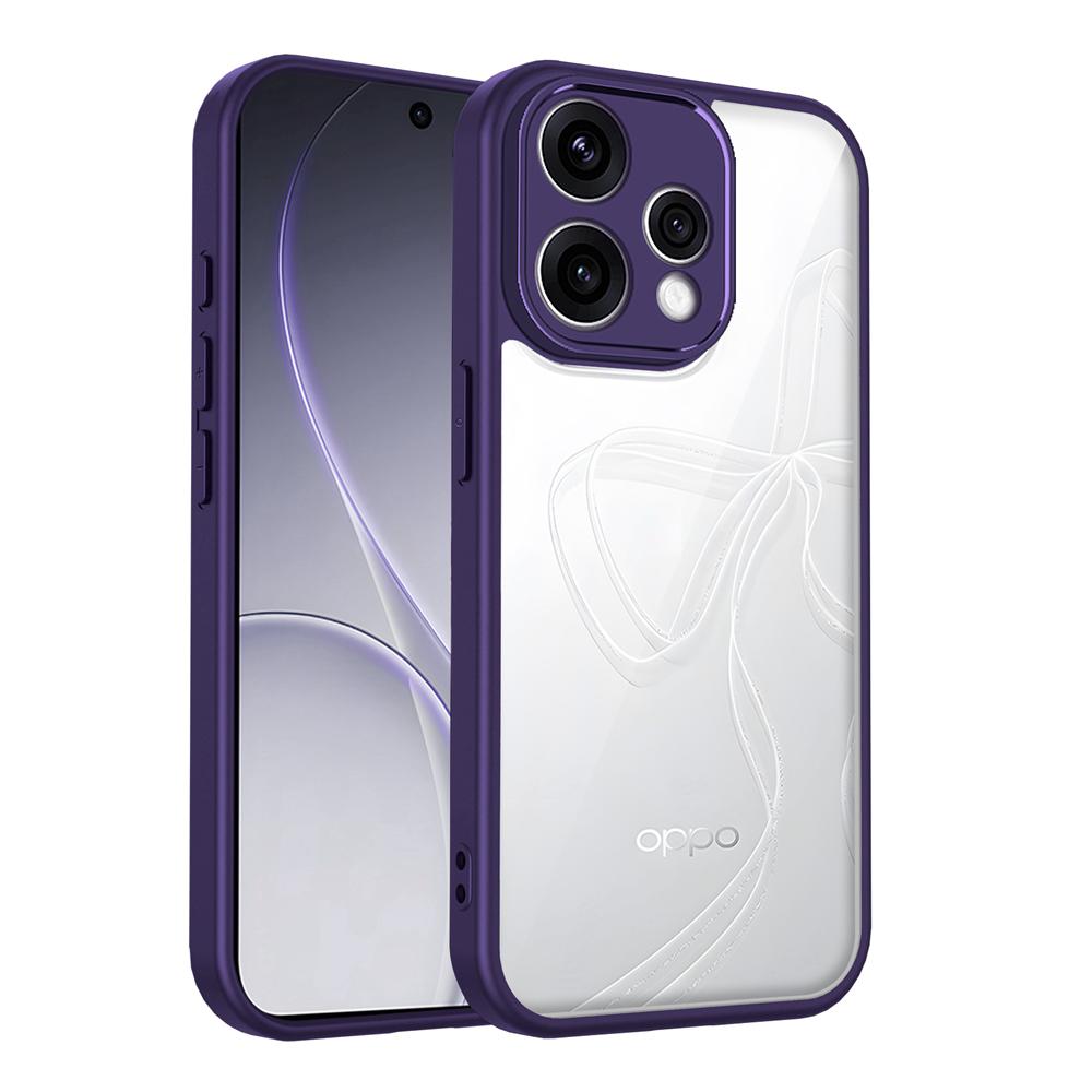 KEYSION Transparent Phone Case for OPPO Reno15 Pro Max 5G Soft Silicone+PC Clear Shockproof Phone Back Cover for OPPO Reno15 F 5G