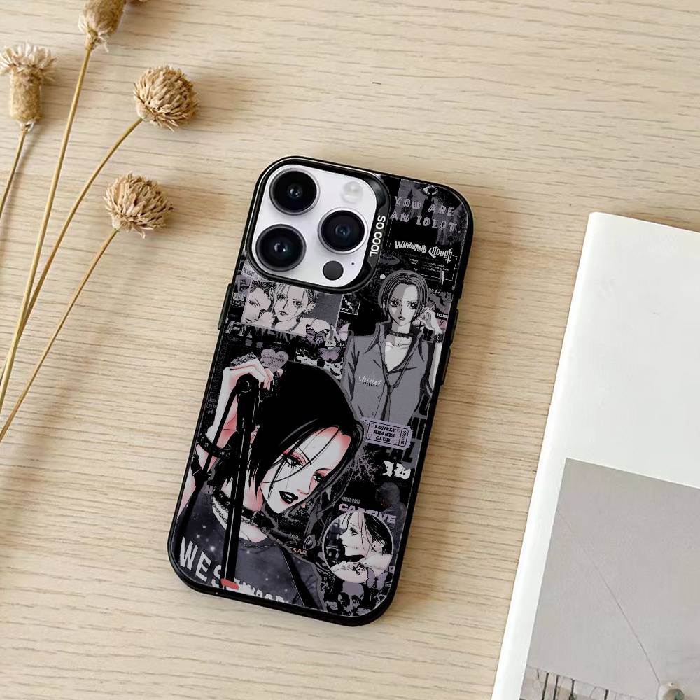Anime Oosakis N-Nanas Phone Case For iPhone 17,16,15,14,13,12,11,Pro Max,Plus Candy Silver Cover