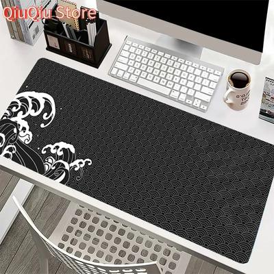 Falisty Design Duża Podkładka pod Myszę Podkładki pod Myszę dla Graczy Mata pod Klawiaturę Dywanik na Biurko Naturalna Guma PC HD Maty na Biurko Podkładka pod Mysz Firmowa Na Prezent