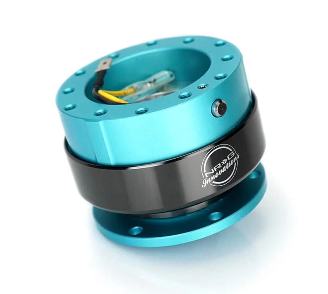 

NRG Innovations Gen Быстросъем руля с монтажным кольцом мятного хрома Адаптер NRG-SRK-200MF 2.0, 6 отверстий, болты, свежий/титановый