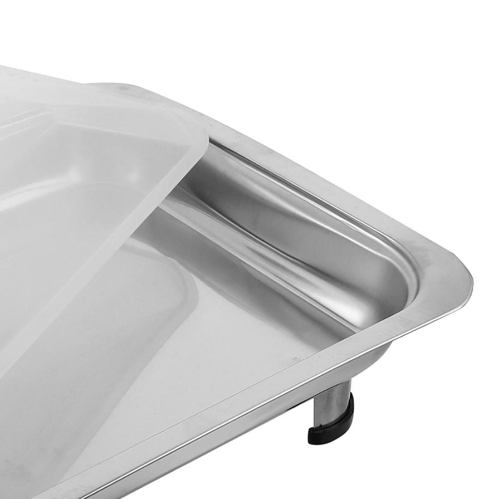 Fish Deep Baking Tray with Cover Grilled Plate Dining Furnace Buffet Foods Holder Restaurant