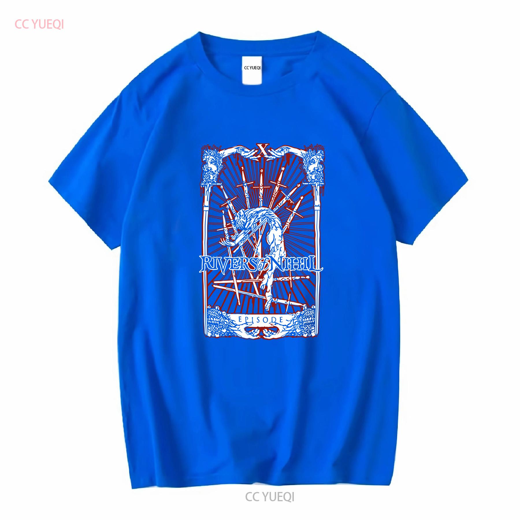 RIVERS OF NIHIL Episode T Shirt vintage Washed Stylish Slightly graphic Stretched streetwear Soft designer clothes Unisex S