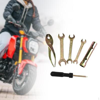 Kit de Ferramentas de Reparo de Motocicleta Ferramentas de Manutenção Alicates Soquete de Vela Chave de Boca com Armazenamento
