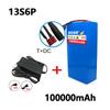 100%18650Original 48V 100Ah 13s6p Lithium-Batteriepaket 48v 100000mAh 2000W Citycoco Motorroller-Batterien Eingebaut 50A BMS