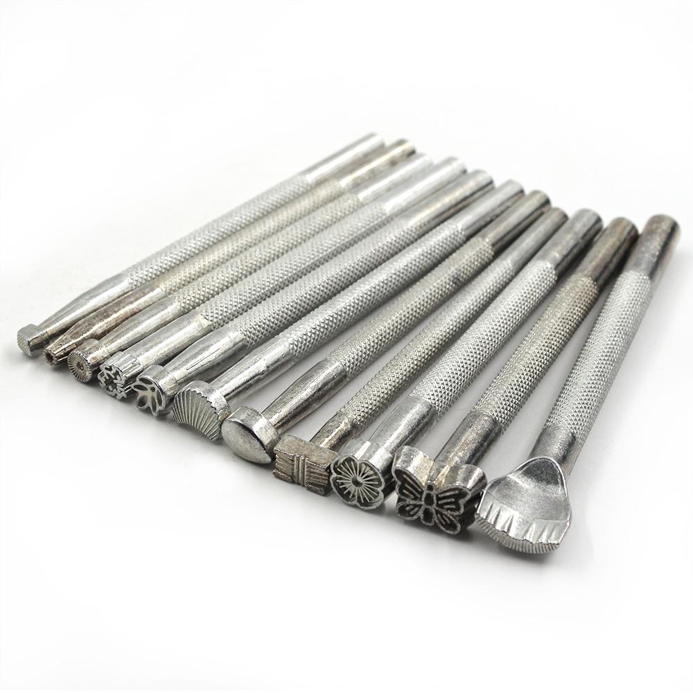

20pc Alloy Steel Leathercraft Carving Stamping Tool, DIY Leather Printing Puncher, Ideal for Leather Belt, Bag, Craft Decoration